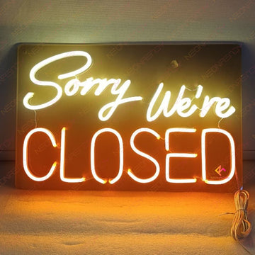 Sorry We’re Closed Neon Sign Bar Led Light