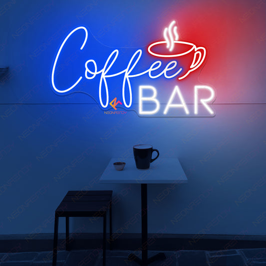 Coffee Bar Neon Sign Vintage Led Light