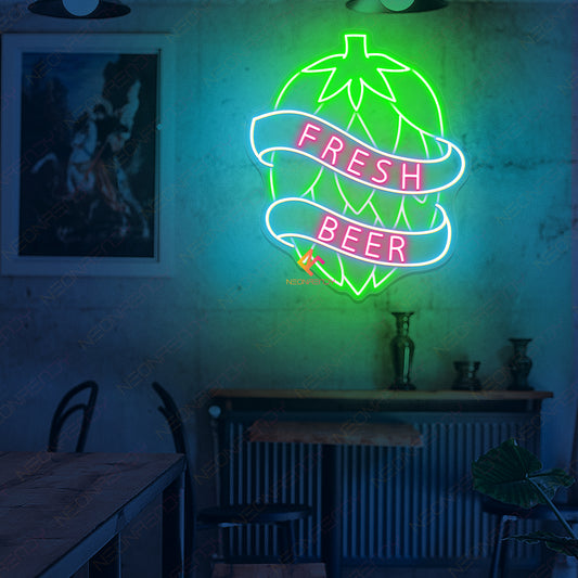 Fresh Beer Neon Sign Customizable Led Light