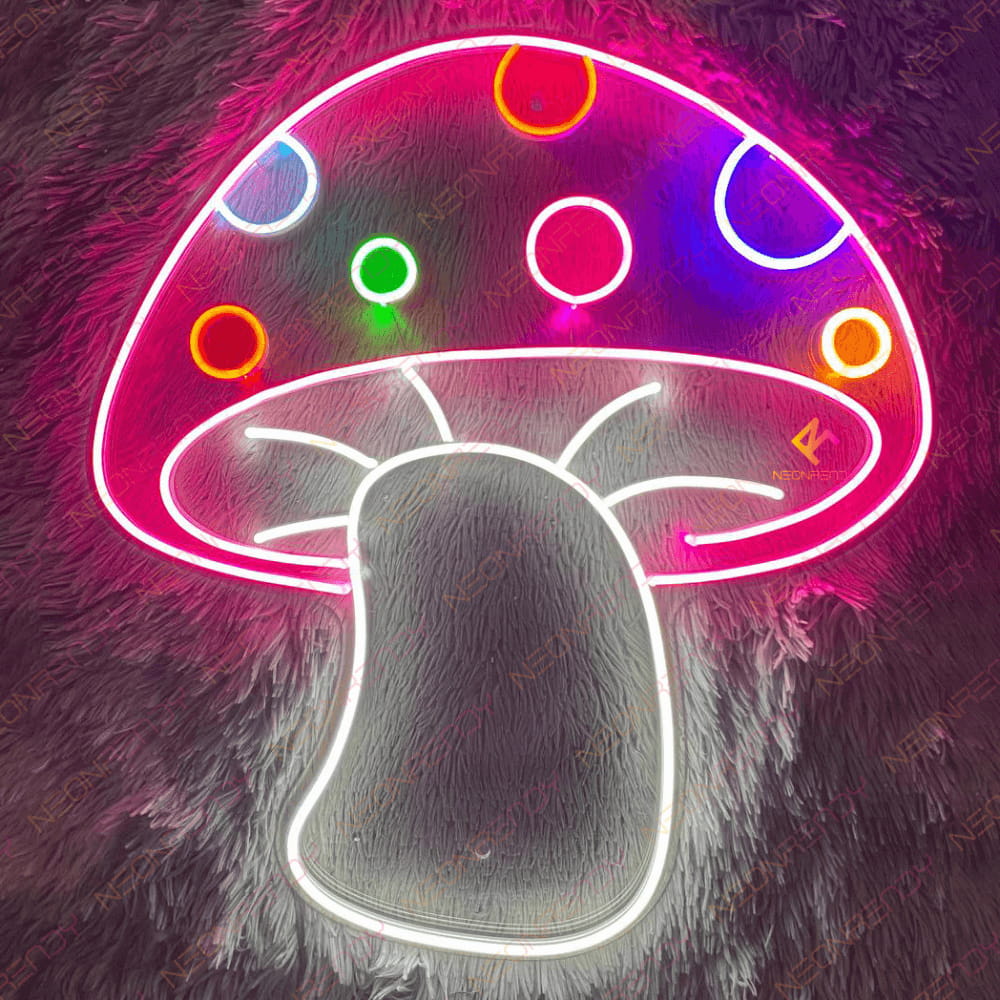 Mushroom Neon Sign Customizable Led Light