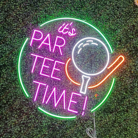 Neon Golf Signs Par Tee Led Light
