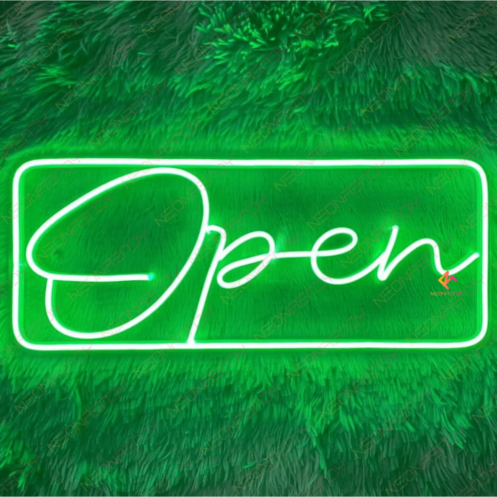 Open Neon Sign Business Store Customizable Led Light
