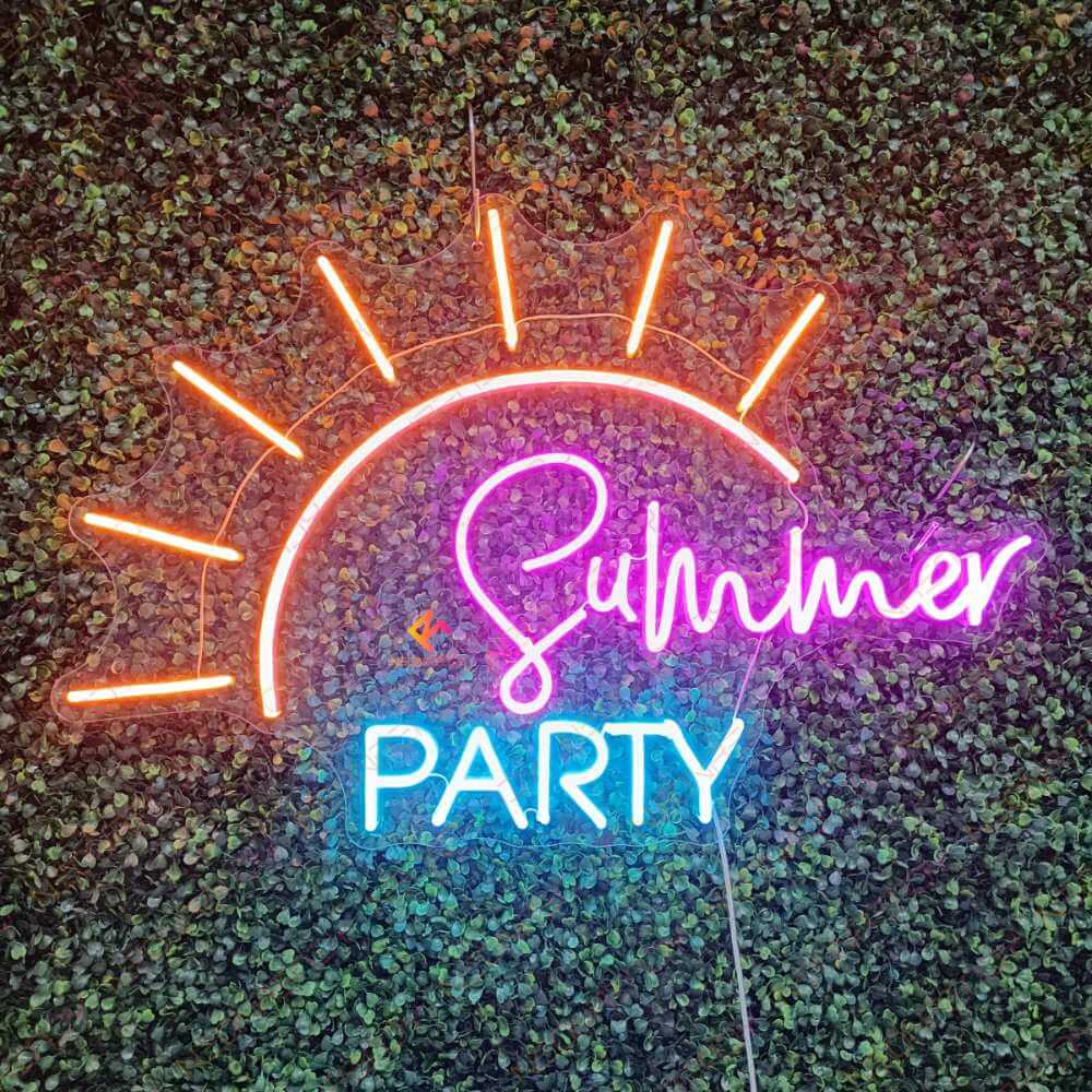 Summer Party Neon Light Party Decoration Sign